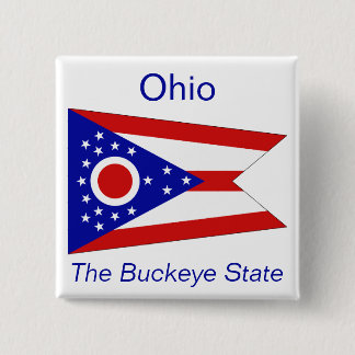 Botón Bandera de Ohio
