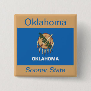 botón Bandera de Oklahoman