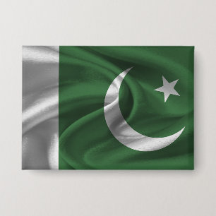botón Bandera de Pakistán