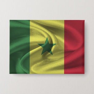 botón Bandera de Senegal