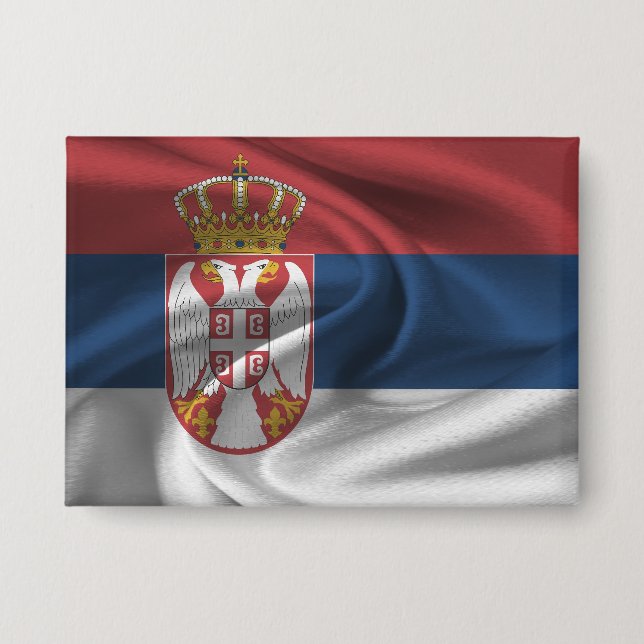 botón Bandera de Serbia (Anverso)