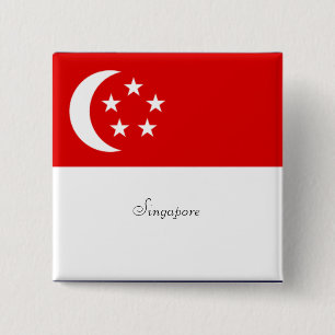 Botón Bandera de Singapur/Pin lapel