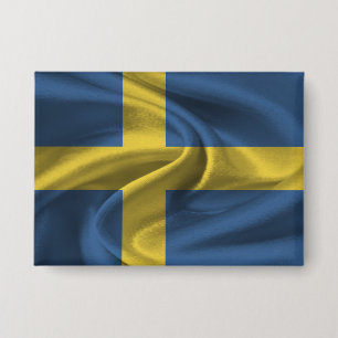 botón Bandera de Suecia