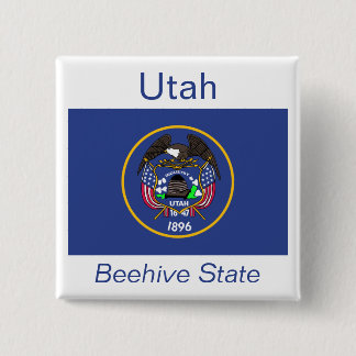 botón Bandera de Utah