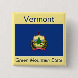 botón Bandera de Vermont