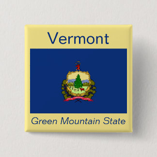 botón Bandera de Vermont