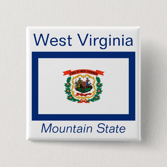 botón Bandera de Virginia Occidental (Anverso)