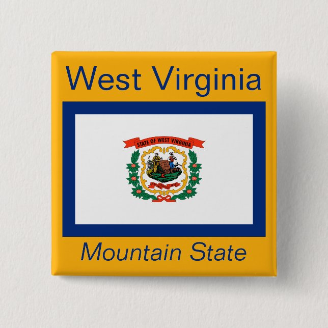 botón Bandera de Virginia Occidental (Anverso)