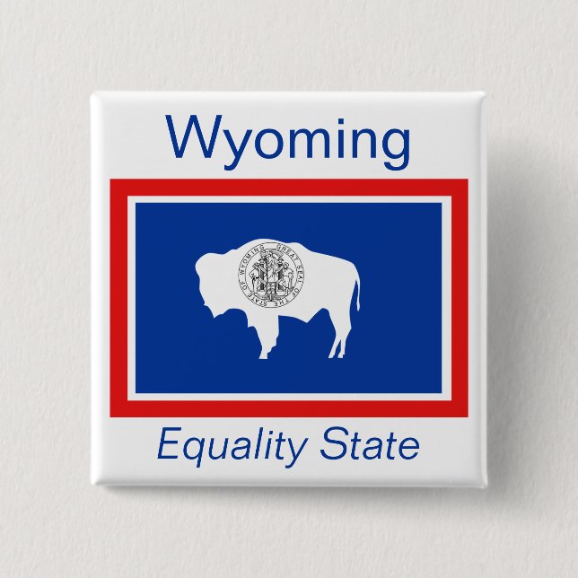 botón Bandera de Wyoming (Anverso)