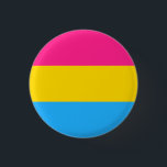 botón Bandera del Orgullo Pansexual<br><div class="desc">Muestra tu orgullo con este colorido botón de la bandera del orgullo pansexual. Compra tal cual o personalizar con el texto que elijas. Excelente para mostrar pronombres,  lemas y apoyo a la comunidad pansexual.</div>