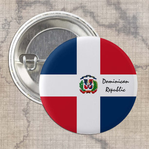 Botón Bandera Dominicana, patriotas República Domi