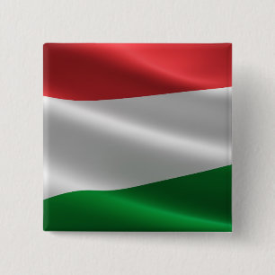 botón Bandera húngara