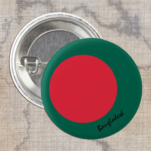 Botón Bangladesh, bandera patriótica de Bangladesh