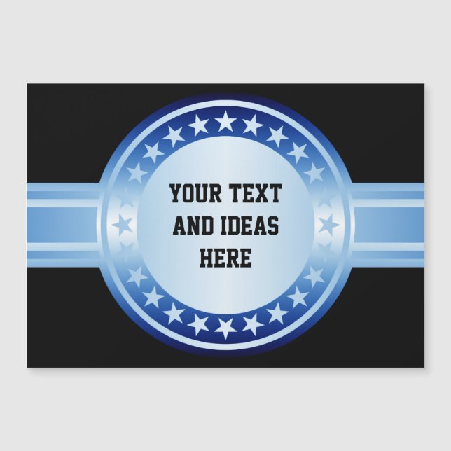 Botón / Banner - Estrellas blancas + tu trasero (Anverso)