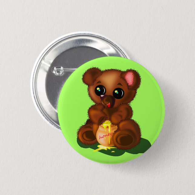 Botón Bear - Su color (Anverso y reverso)