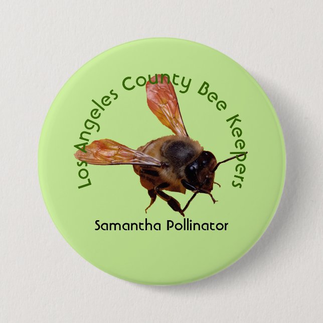 Botón - Bee Keeping Club Name Badge (Anverso)