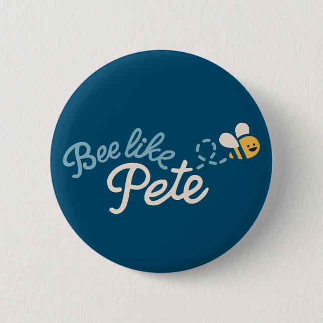 Botón Bee Like Pete (Anverso)
