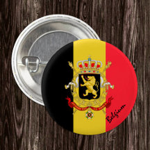 Botón Bélgica, moda patriótica de la bandera belga