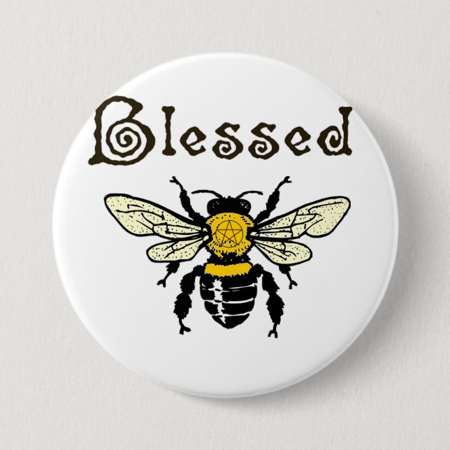 Botón bendecido de la "abeja" (Anverso)
