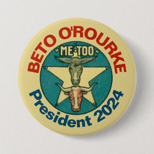 Botón Beto O'Rourke President 2024