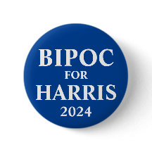 Botón BIPOC para Harris