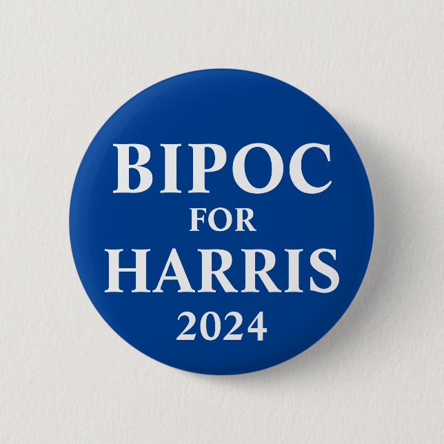 Botón BIPOC para Harris (Anverso)