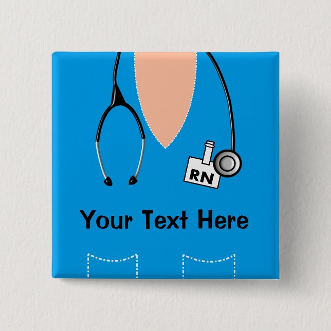 Botón Bl de la insignia conocida de la enfermera (Anverso)