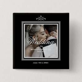 Botón Black 50th aniversario de boda