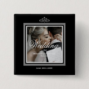 Botón Black 50th aniversario de boda