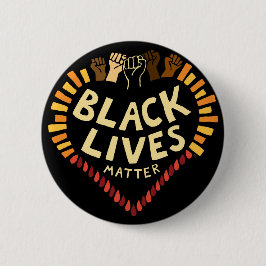 Botón Black Lives Matter ~ oscuro