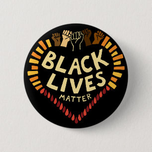 Botón Black Lives Matter ~ oscuro