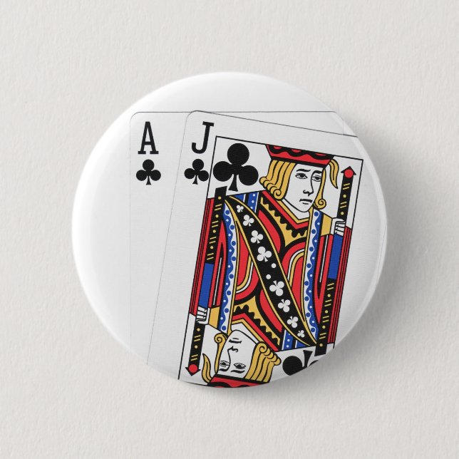 botón Blackjack (Anverso)