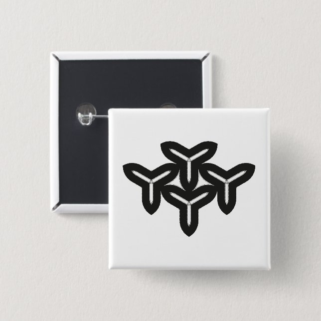 Botón Blades góticos (Anverso y reverso)