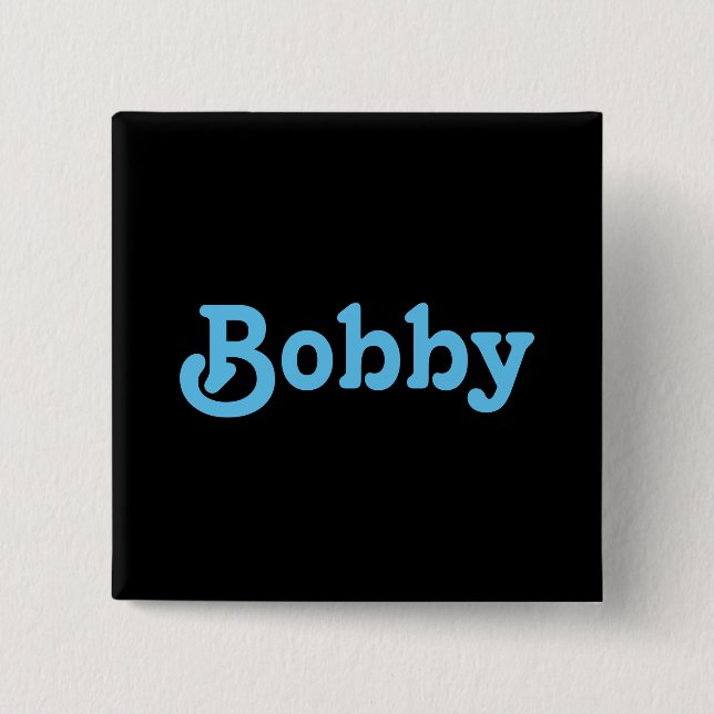 Botón Bobby (Anverso)