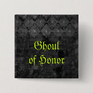 botón Boda de Eerie Halloween