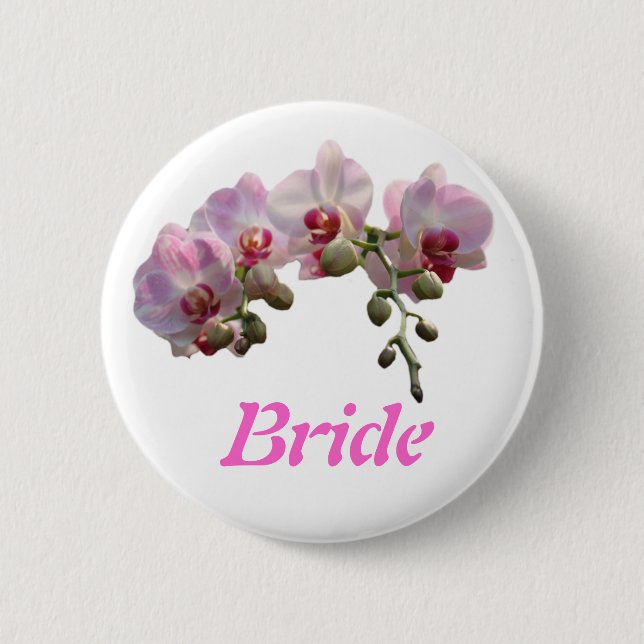 botón boda de flores de orquídea rosa (Anverso)