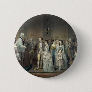 botón boda de George Washington