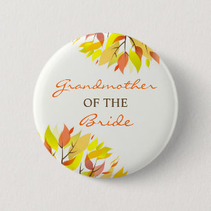 Botón Boda de la abuela de la novia de otoño