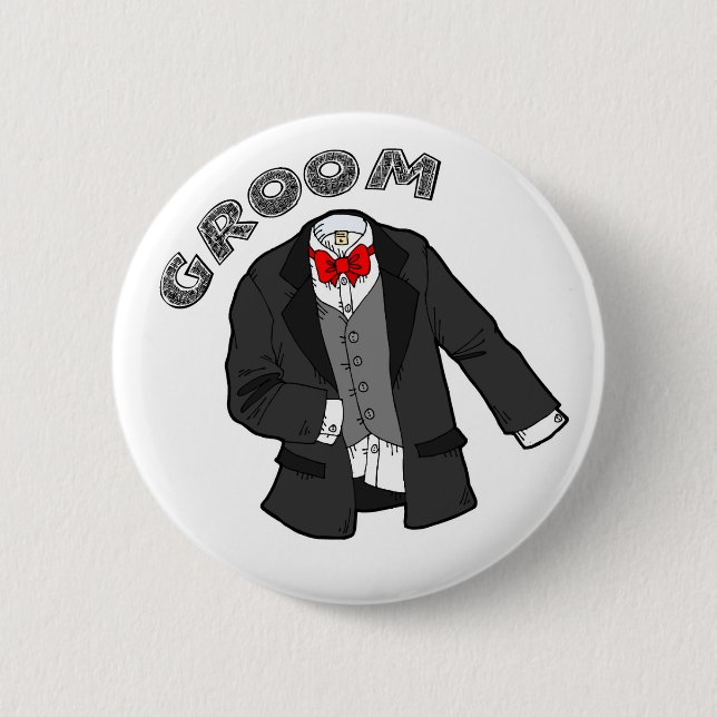 botón boda Groom (Anverso)
