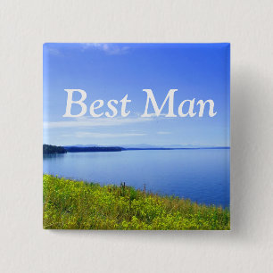 botón boda, mejor hombre. Nacional de Grand Teton