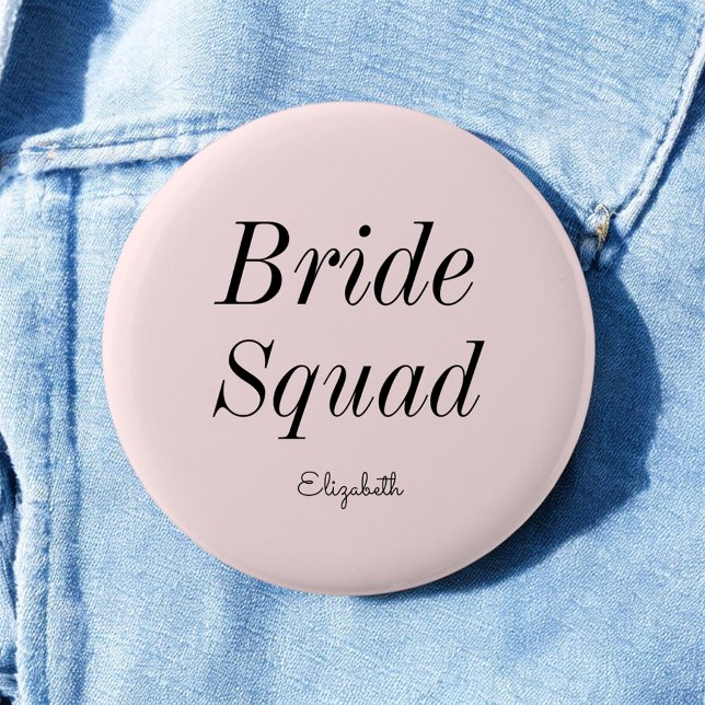 botón Boda negro rosado Rubor Brie Squad (Subido por el creador)