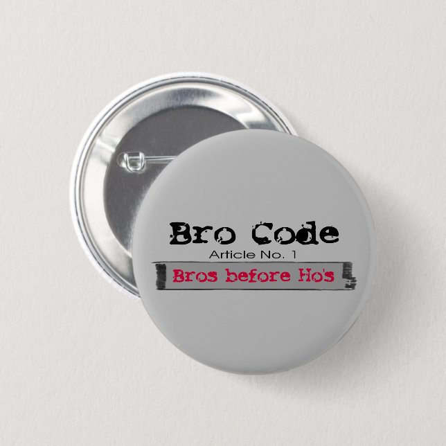 botón Bro antes de Ho (Anverso y reverso)