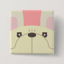 botón Bulldog francés