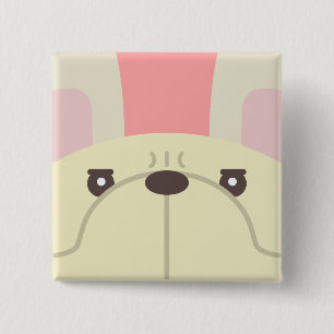 botón Bulldog francés