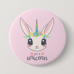 botón Bunny Unicorn