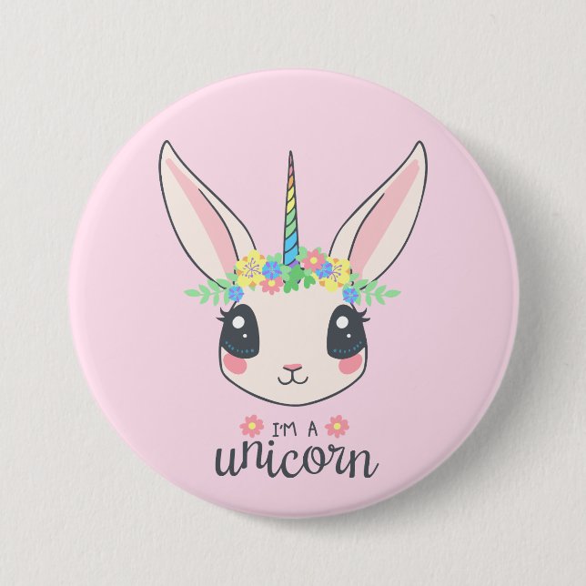 botón Bunny Unicorn (Anverso)