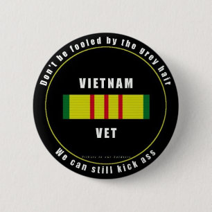 Botón cabelludo gris del veterinario de Vietnam