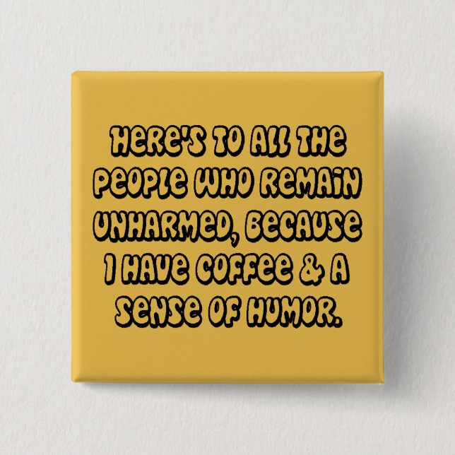 botón Café Humor (Anverso)