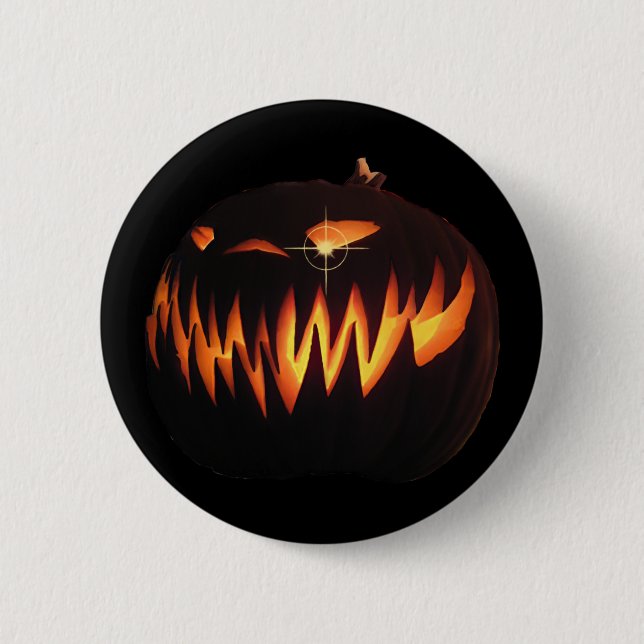 botón Calabaza asustado (Anverso)