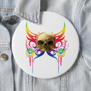 botón Calavera de vampiro